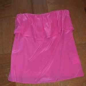 Lilly Pulitzer Pink Strapless top
